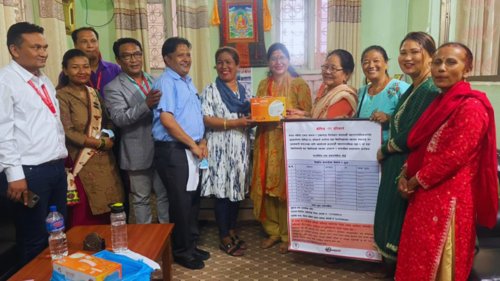 Handover of medical supplies to 5 ward clinics (6, 9, 10, 11 and 31) of K.M.N.P.